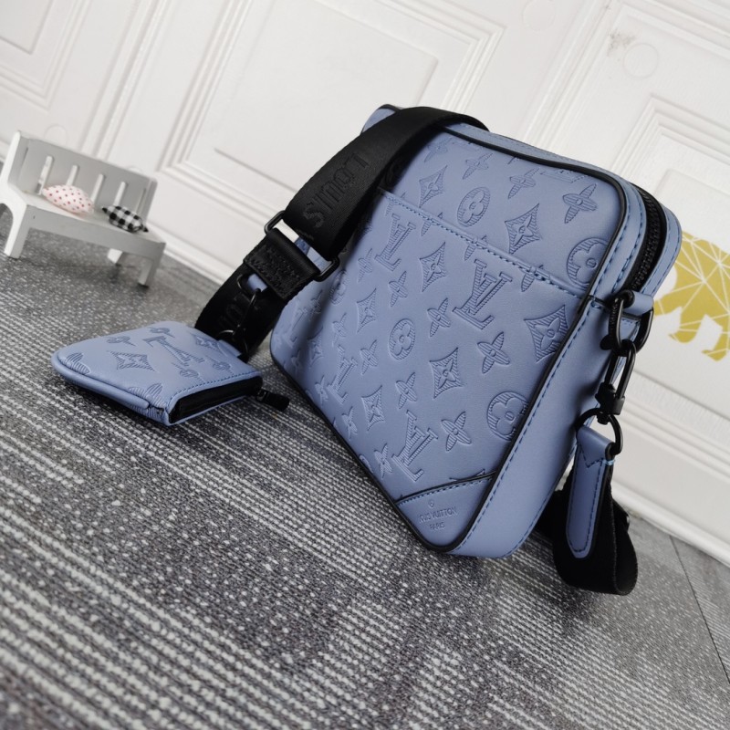 Men Messenger Shoulder Bag Leather Crossbody Sling Handbags Houlder Bag