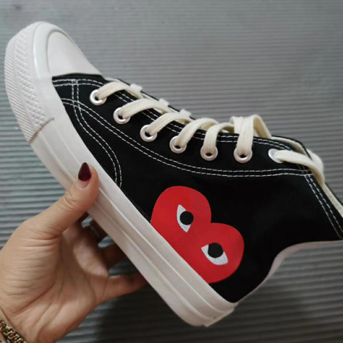 Men Women Sneakers Low High top Canvas Platform Trainers Athletic Shoes Unisex