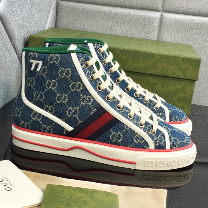 Men Women High Top Embroidered Sneakers Casual Trainers Athletic Shoes Unisex 35-44