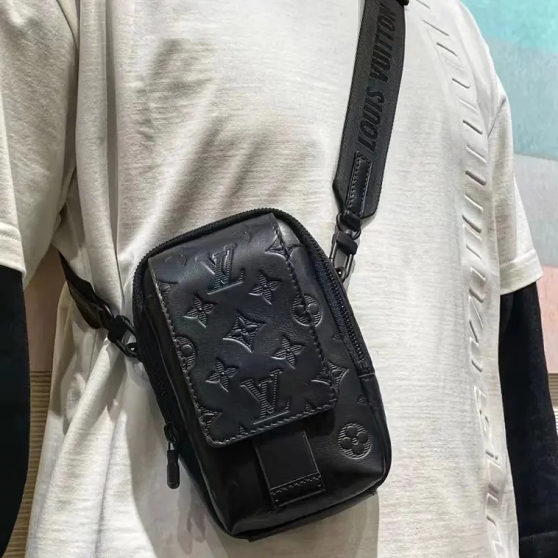 Men Messenger Shoulder Bag Handbags Phone Case Wallets Pouch Bags