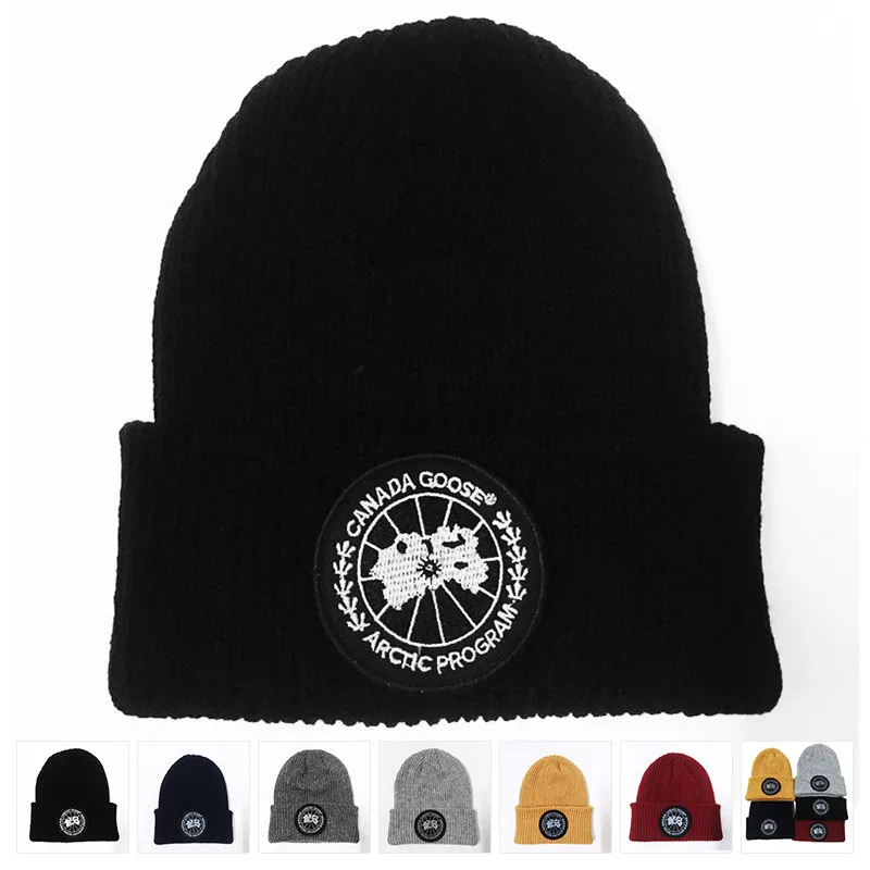 Men Women Beanie Hat Winter Wool Knitted Baggy Pull On Soft Caps