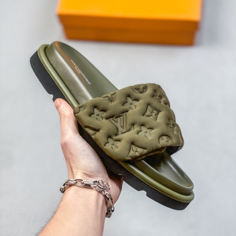 Women Men Slides Slip On Slippers Mules Sandals Casual Shoes Sole Height 4.5cm Unisex 35-44