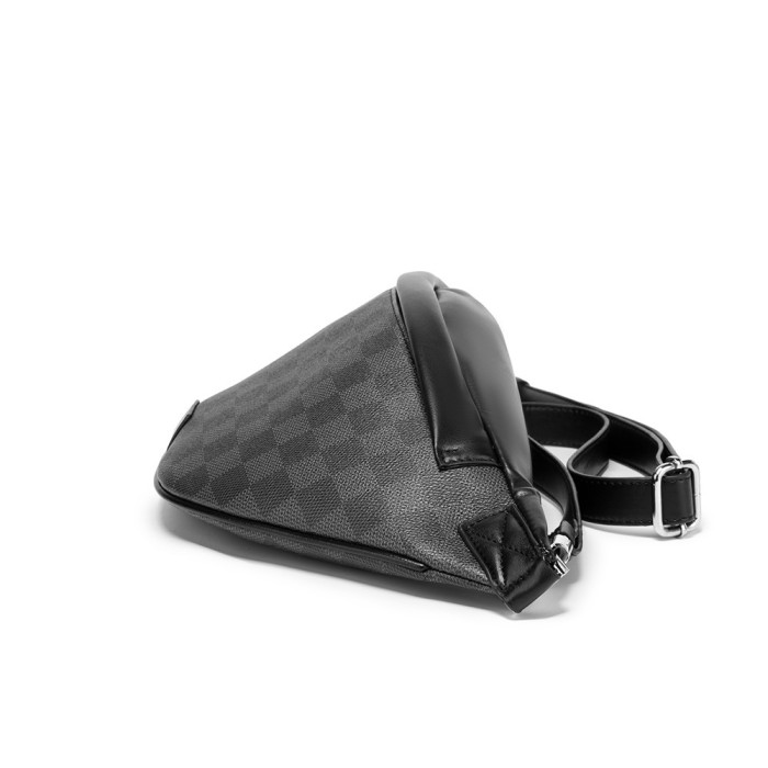Men Bumbag Belt Bag Waist Pack Crossbody Bag Leather Shoulder Hip Chest Pouch Phone Purse