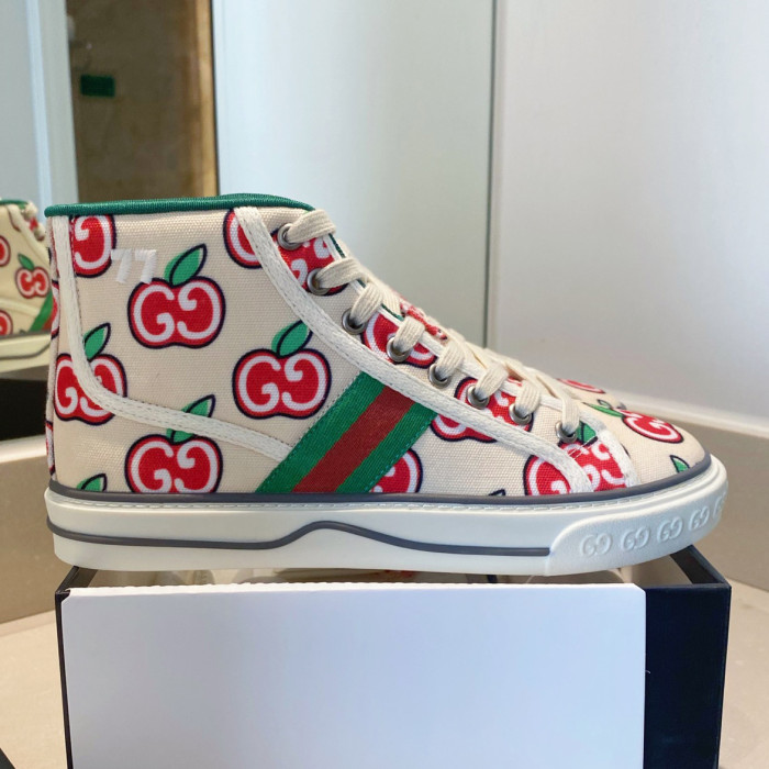 Men Women High Top Embroidered Sneakers Casual Trainers Athletic Shoes Unisex 35-44