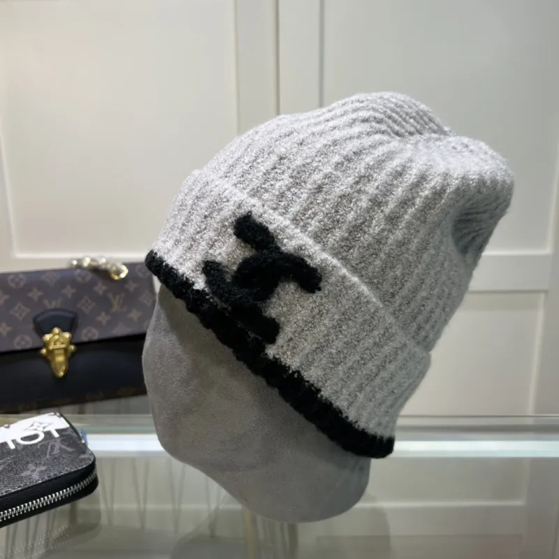 Men Women Beanie Hat Winter Wool Knitted Baggy Pull On Soft Caps