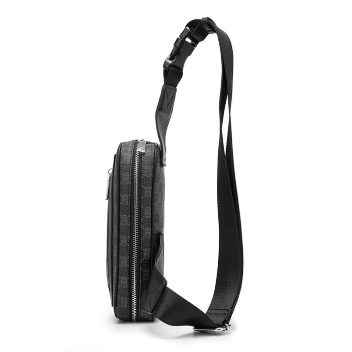 Men Bumbag Belt Bag Waist Pack Crossbody Bag Leather Shoulder Hip Chest Pouch Phone Purse