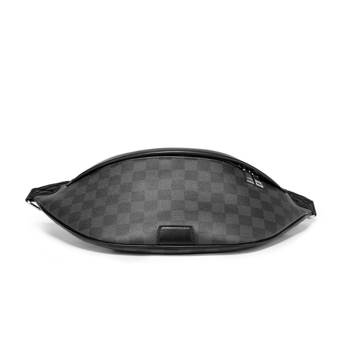 Men Bumbag Belt Bag Waist Pack Crossbody Bag Leather Shoulder Hip Chest Pouch Phone Purse