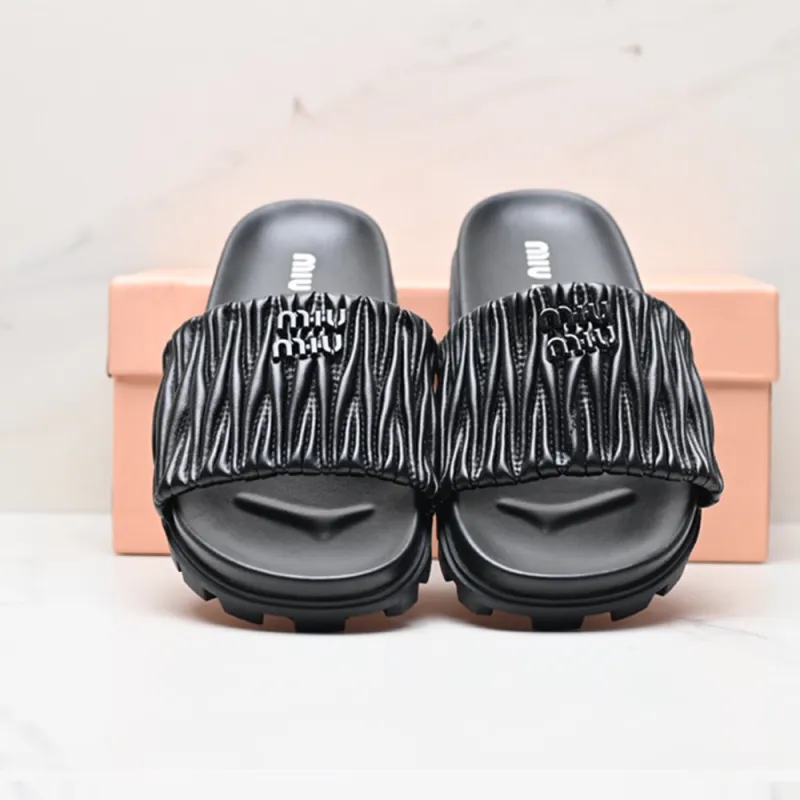 Men Women Slides Slip On Slippers Mules Sandals Casual Shoes Sole Unisex 35-40
