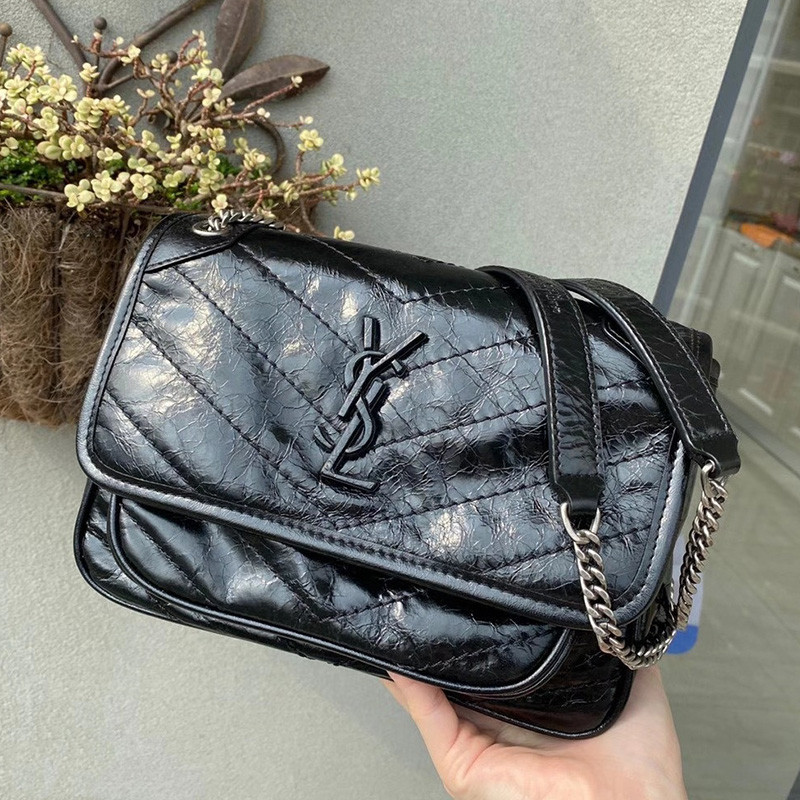 Women Medium Quilted Shoulder Bag Leather Tote Crossbody Flap Bag Chain Handbags