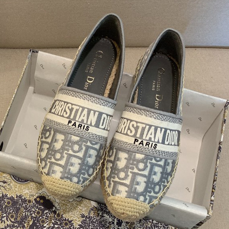 Women Espadrilles Cap Toe Flats Shoes Slip Ons Loafer Casual Shoes