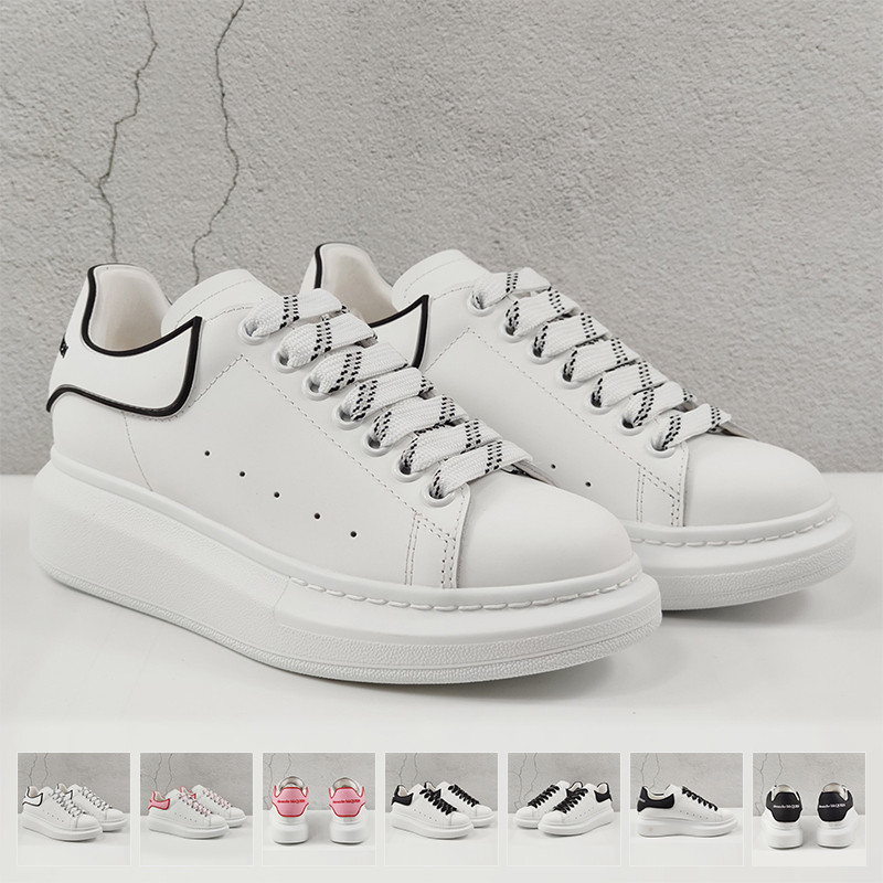 Men Women Sneakers Leather Platform Athletic Shoes Unisex