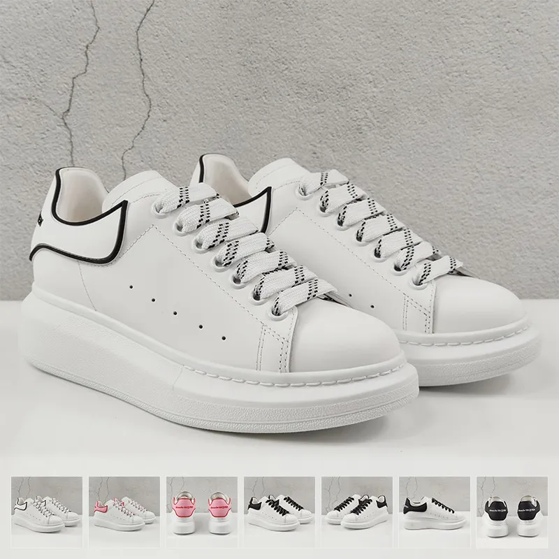 Men Women Sneakers Leather Platform Athletic Shoes Unisex