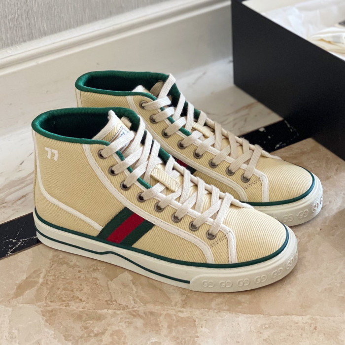 Men Women High Top Embroidered Sneakers Casual Trainers Athletic Shoes Unisex 35-44