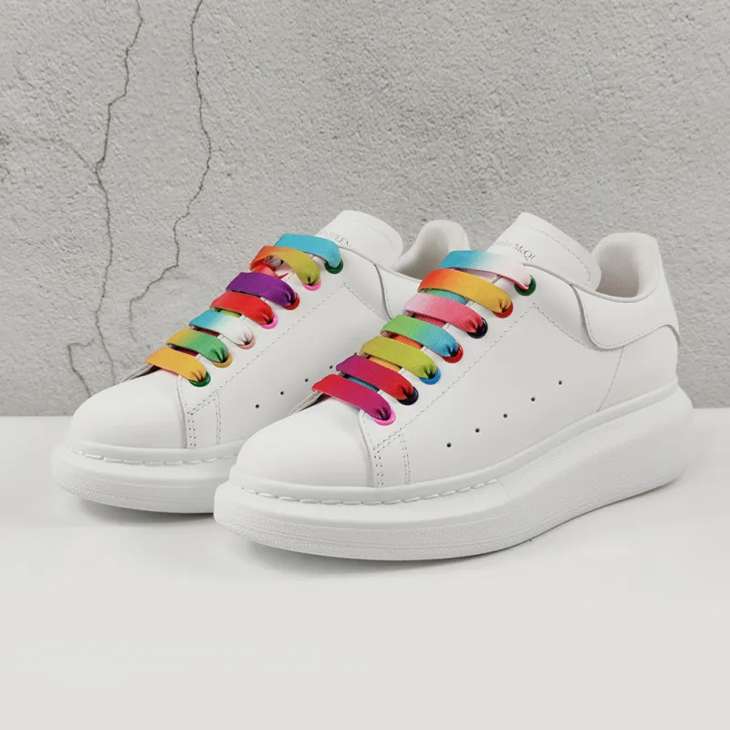 Men Women Sneakers Leather Platform Athletic Shoes Unisex