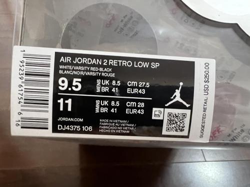 Kicks_Liu NIKE  AJ2  sneaker