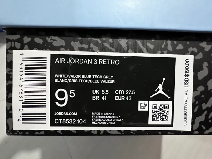 Kicks_Liu Nike  AJ3  sneaker