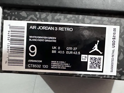 Kicks_Liu Nike  AJ3  sneaker