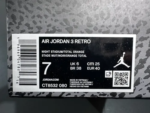 Kicks_Liu Nike  AJ3  sneaker