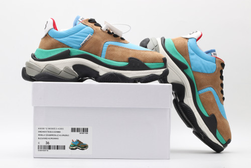 (Kicks Liu) W/M B*alenciaga Triple S  Sneaker
