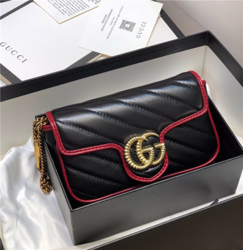 (Kicks Liu)  G*ucci  Crossbody bag  Top Quality 26x15x7cm