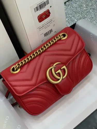 (Kicks Liu)  G*ucci  Crossbody bag  Top Quality 22x6x13cm