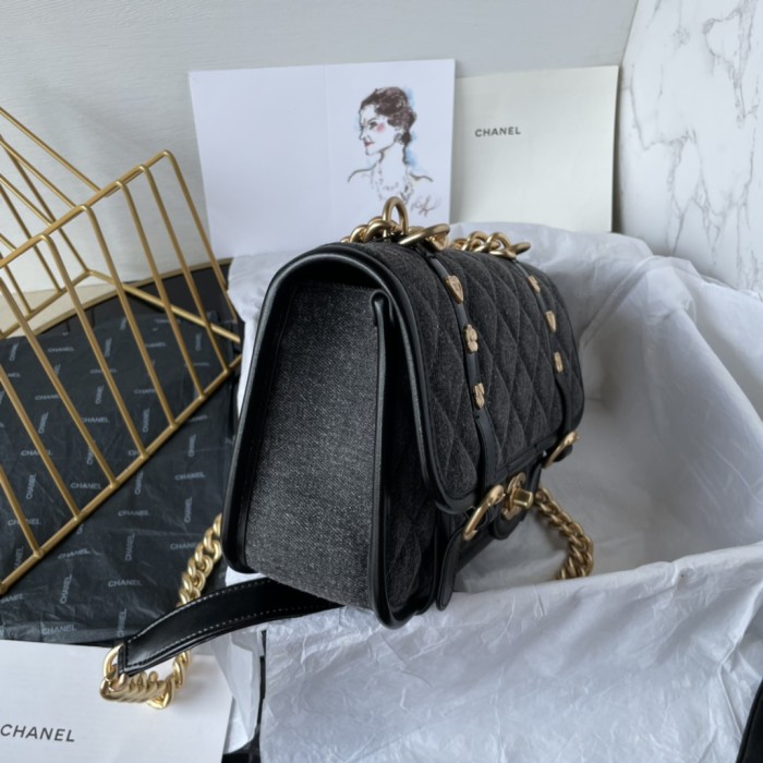 (Kicks Liu)  C*hanel  bag  Top Quality  24cm