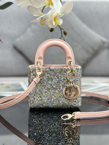(Kicks Liu)  D*ior  bag  Top Quality  12*10.2*5cm