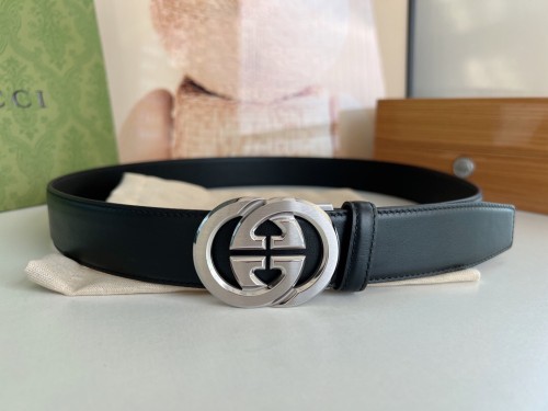 (Kicks Liu)  G*ucci Belt  Top Quality  3.5cm