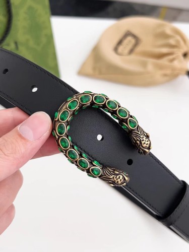 (Kicks Liu)  G*ucci Belt  Top Quality  3.0cm