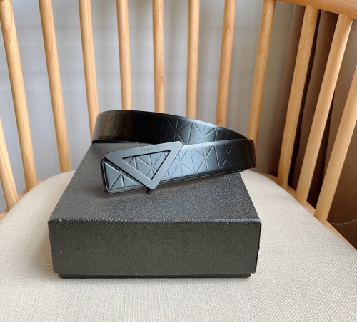 (Kicks Liu) P*rada Belt  Top Quality  3.5cm
