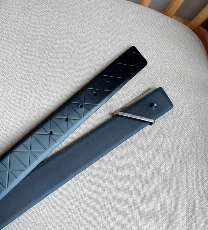 (Kicks Liu) P*rada Belt  Top Quality  3.5cm