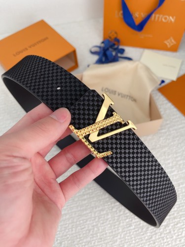 (Kicks Liu) L*ouis V*uitton Belt  Top Quality  4.0cm