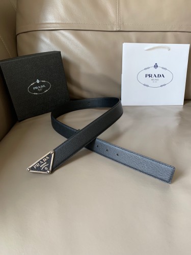 (Kicks Liu) P*rada Belt  Top Quality  3.4cm
