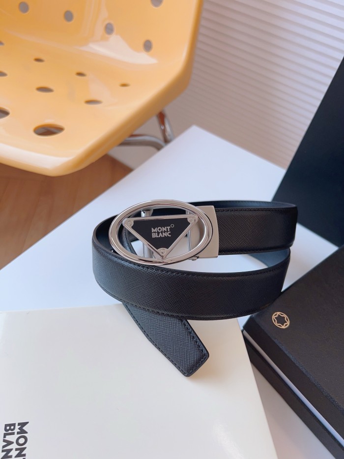 (Kicks Liu) P*rada Belt  Top Quality  3.5cm