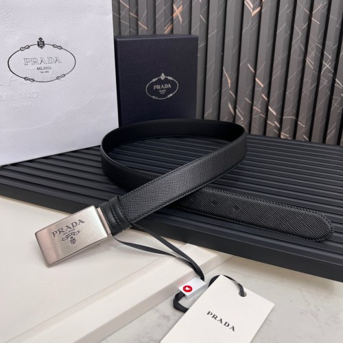 (Kicks Liu) P*rada Belt  Top Quality  3.4cm