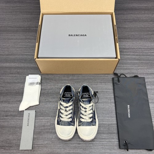 (Kicks Liu) W/M B*alenciaga Canvas  Sneaker
