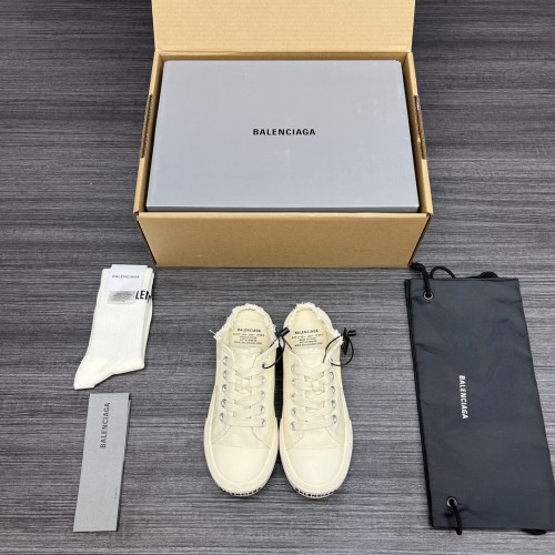 (Kicks Liu) W/M B*alenciaga Canvas  Sneaker