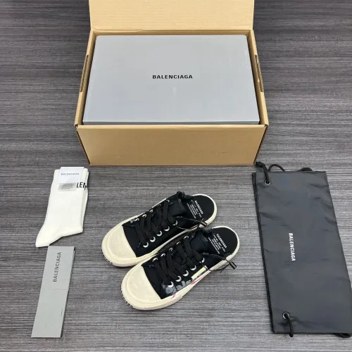 (Kicks Liu) W/M B*alenciaga Canvas  Sneaker