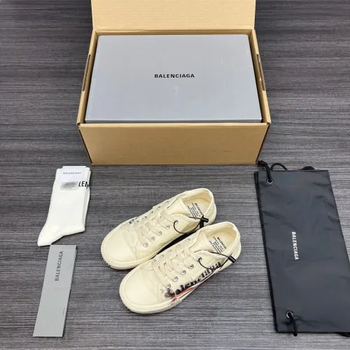 (Kicks Liu) W/M B*alenciaga Canvas  Sneaker