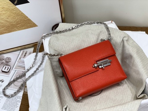 (Kicks Liu)  H*ermes Crossbody Bags  Top Quality 17cm