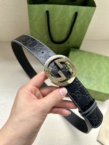 (Kicks Liu)  G*ucci Belt  Top Quality  4.0cm