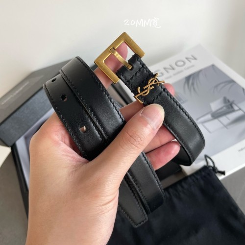 (Kicks Liu) S*aint L*aurent Belt  Top Quality  2.0cm
