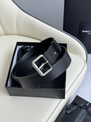 (Kicks Liu) S*aint L*aurent Belt  Top Quality  3.5cm