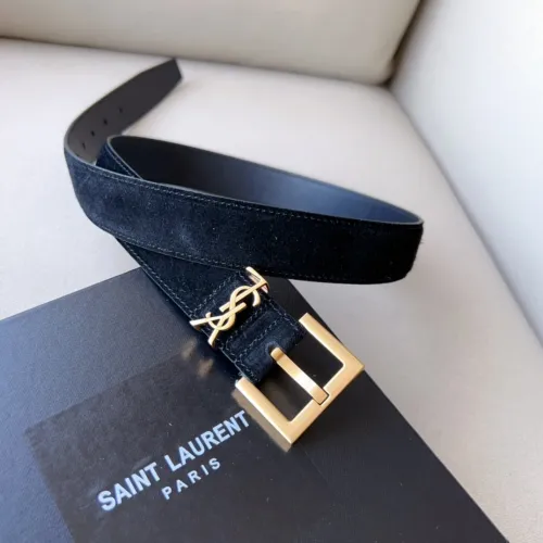 (Kicks Liu) S*aint L*aurent Belt  Top Quality  3.0cm