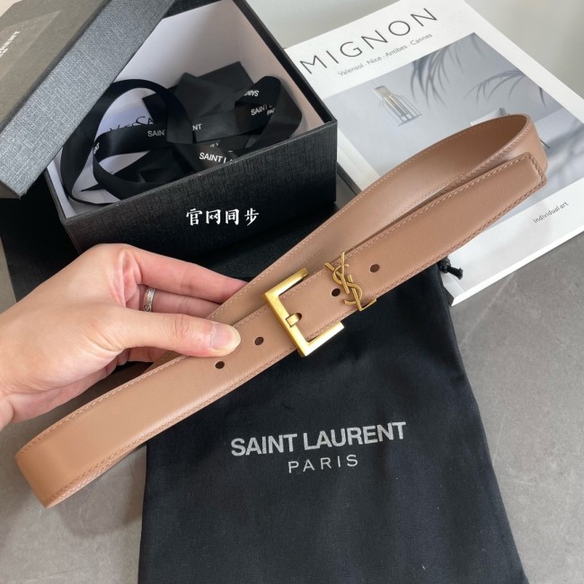 (Kicks Liu) S*aint L*aurent Belt  Top Quality  3.0cm