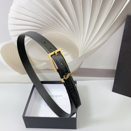 (Kicks Liu) S*aint L*aurent Belt  Top Quality  3.0cm