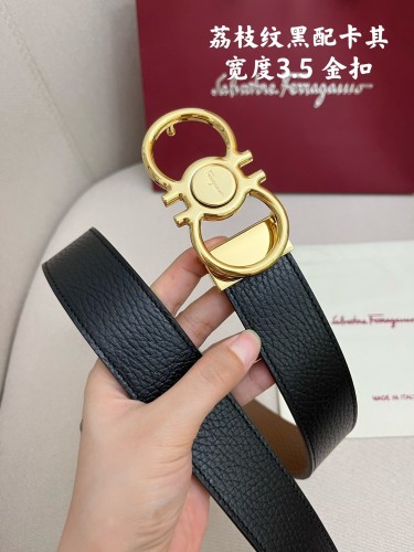 (Kicks Liu) F*erragamo Belt  Top Quality  3.5cm