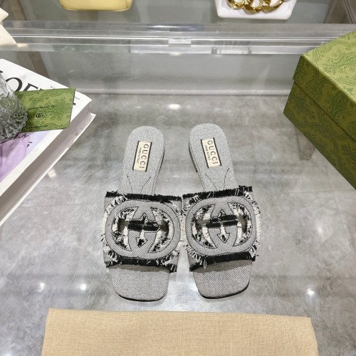 (Kicks Liu)  G*ucci  Slippers Top Quality