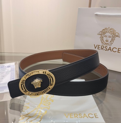 (Kicks Liu)  V*ersace  Belt  Top Quality  3.4cm