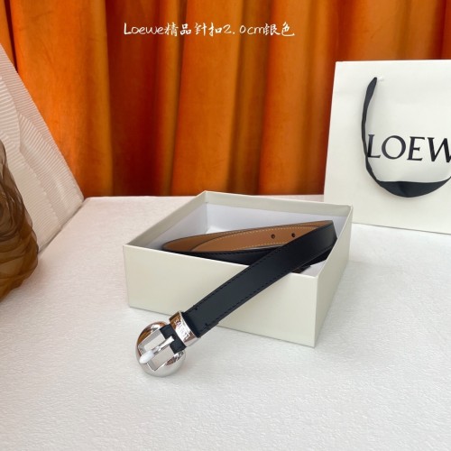 (Kicks Liu)  L*oewe Belt  Top Quality  2.0cm